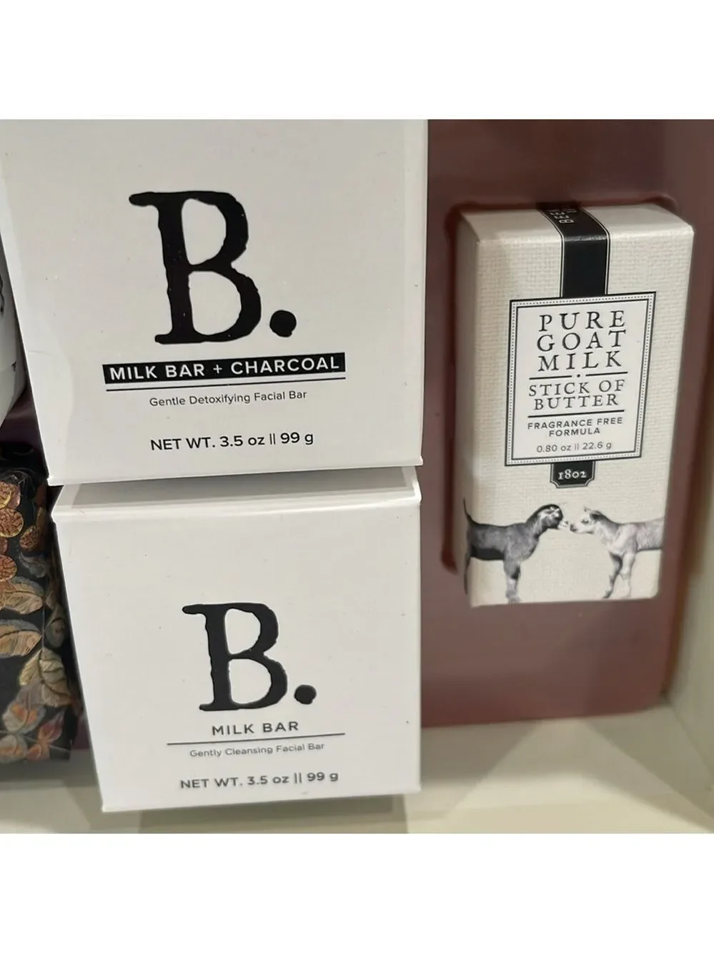 NIB Beekman 1802 Gift Set 6 PC Pure Goat Milk Body Cream Soap Bars Facial Bars